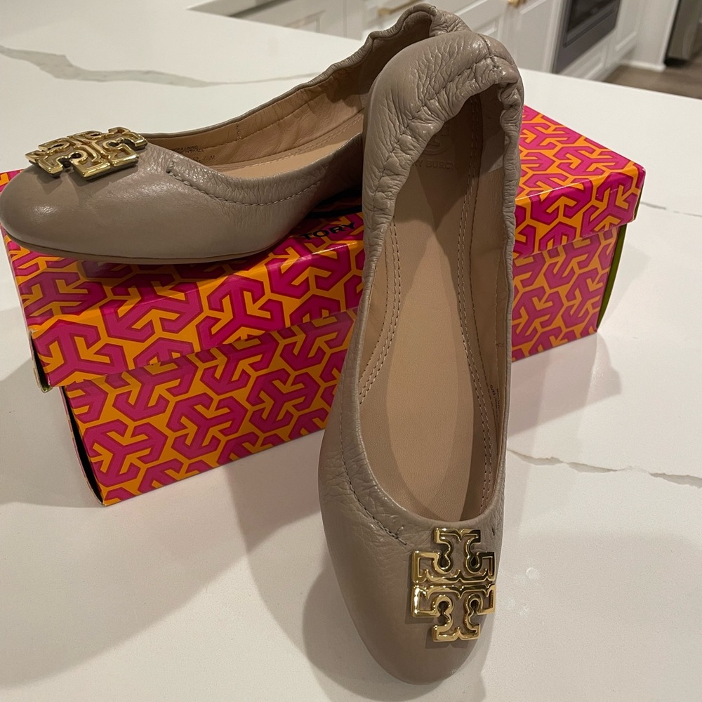 Brand New Tory Burch Melinda Ballet Flat, Size 7.5